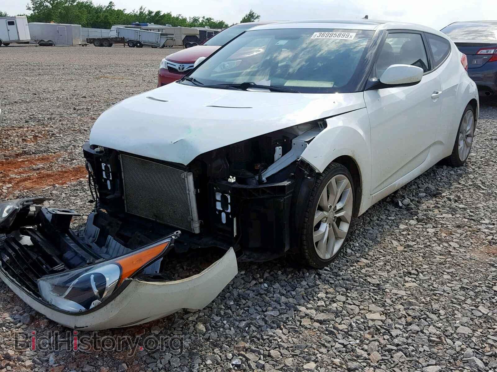 2012 HYUNDAI VELOSTER - VIN: KMHTC6AD7CU054073 - Фото 2