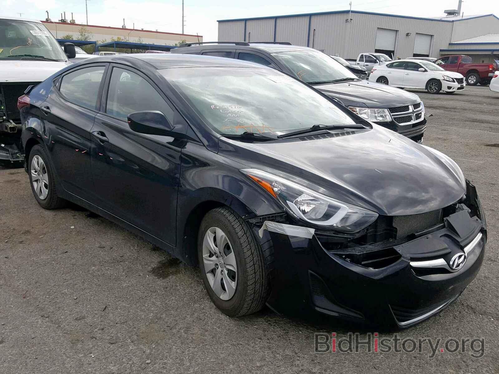 Photo 5NPDH4AEXGH687724 - HYUNDAI ELANTRA 2016