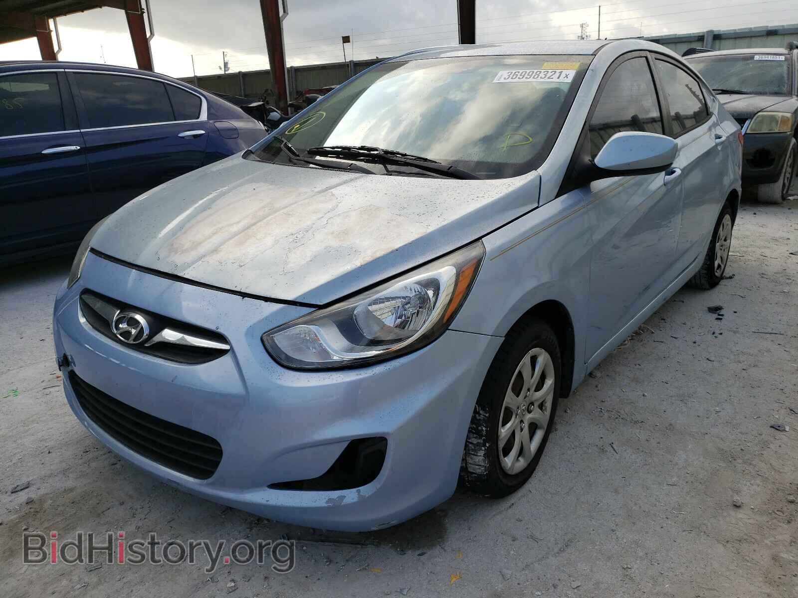 2013 HYUNDAI ACCENT - VIN: KMHCT4AEXDU475915 - Фото 2
