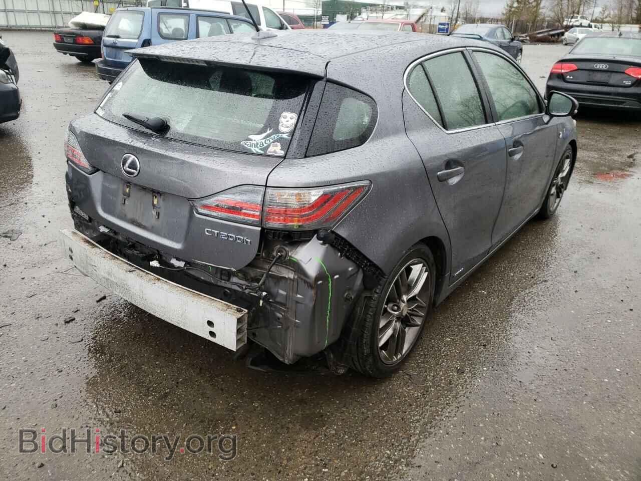 2012 LEXUS CT 200 - VIN: JTHKD5BH0C2059960 - Фото 4