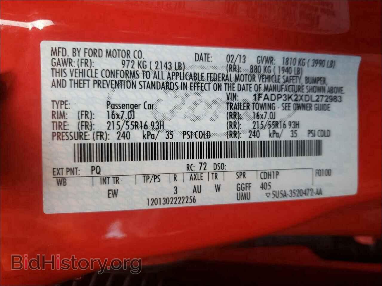 2013 FORD FOCUS - VIN: 1FADP3K2XDL272983 - Photo 10