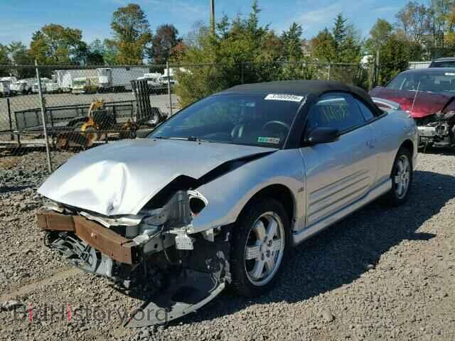 2001 MITSUBISHI ECLIPSE - VIN: 4A3AE85H31E093455 - Фото 2