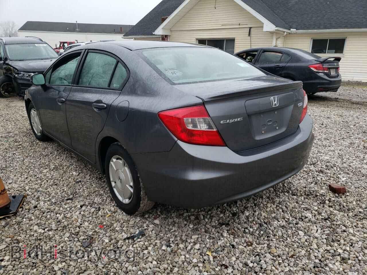 2012 HONDA CIVIC - VIN: 2HGFB2F67CH316377 - Фото 2