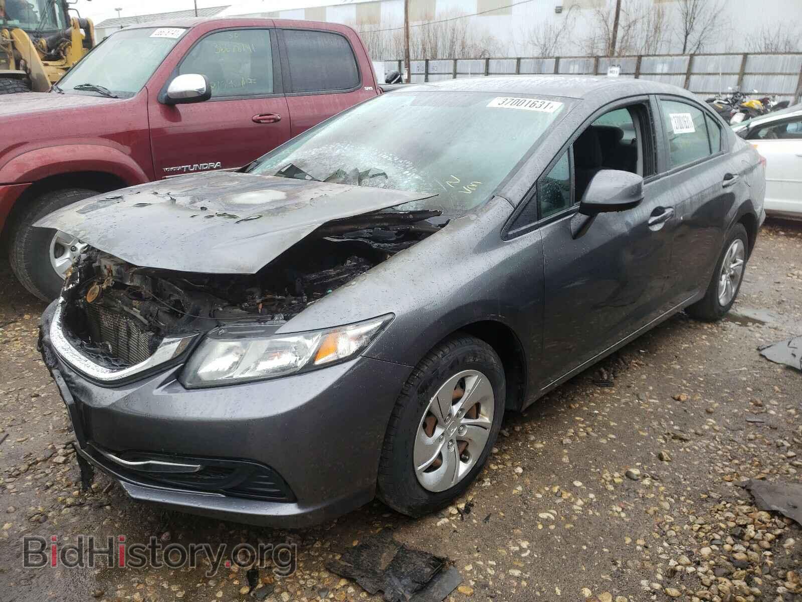 2013 HONDA CIVIC - VIN: 19XFB2F52DE007645 - Фото 2