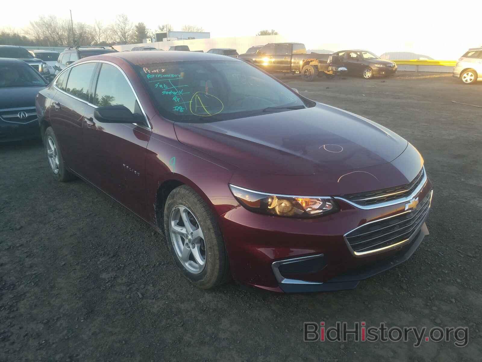 Photo 1G1ZB5STXGF180058 - CHEVROLET MALIBU 2016