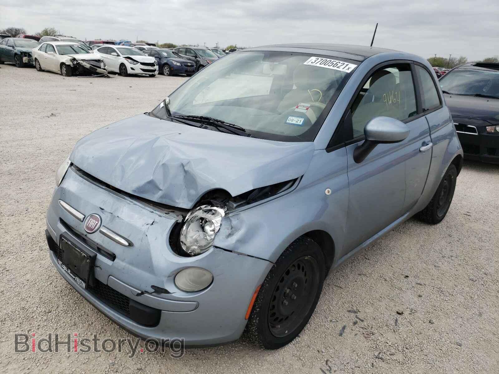 2013 FIAT 500 - VIN: 3C3CFFAR4DT528455 - Фото 2
