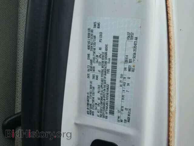 2013 FORD ECONOLINE - VIN: 1FTNE2EL3DDB10822 - Фото 10