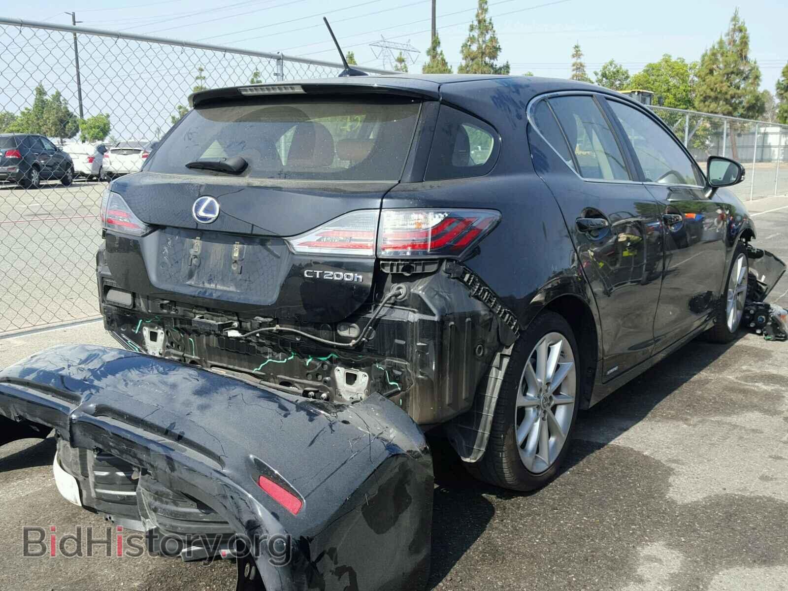2012 LEXUS CT 200 - VIN: JTHKD5BH3C2088577 - Фото 4