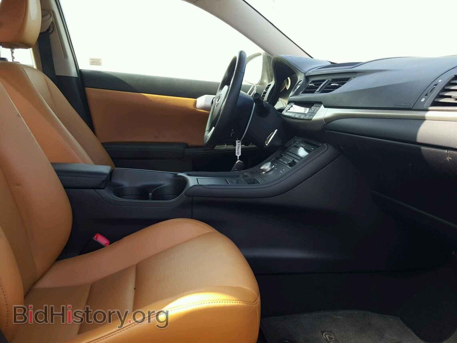 2012 LEXUS CT 200 - VIN: JTHKD5BH3C2088577 - Фото 5