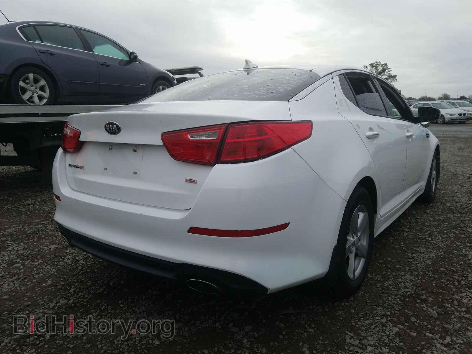 2015 KIA OPTIMA - VIN: 5XXGM4A79FG403164 - Фото 4