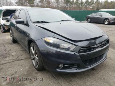 2014 Dodge DART Dart GT, серый — VIN 1C3CDFEB7ED719362, Copart