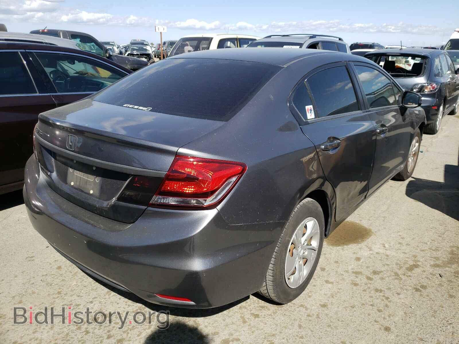 2013 HONDA CIVIC - VIN: 19XFB2F50DE245185 - Фото 4