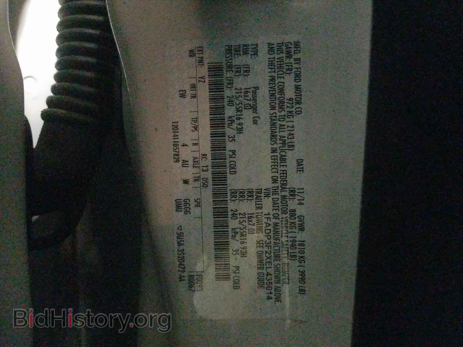 2014 FORD FOCUS - VIN: 1FADP3F2XEL435014 - Photo 10