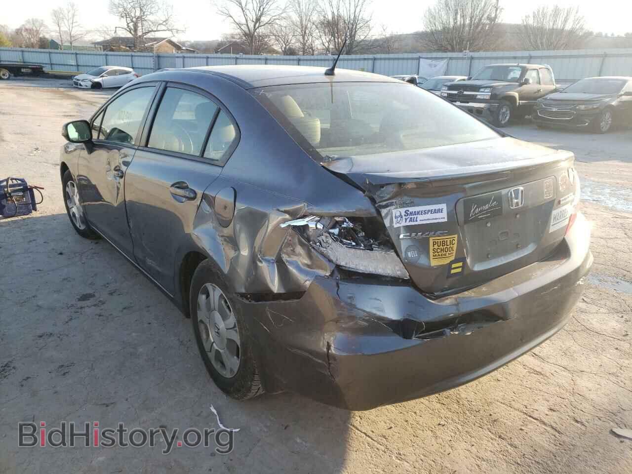 2012 HONDA CIVIC - VIN: JHMFB4F33CS011031 - Фото 3