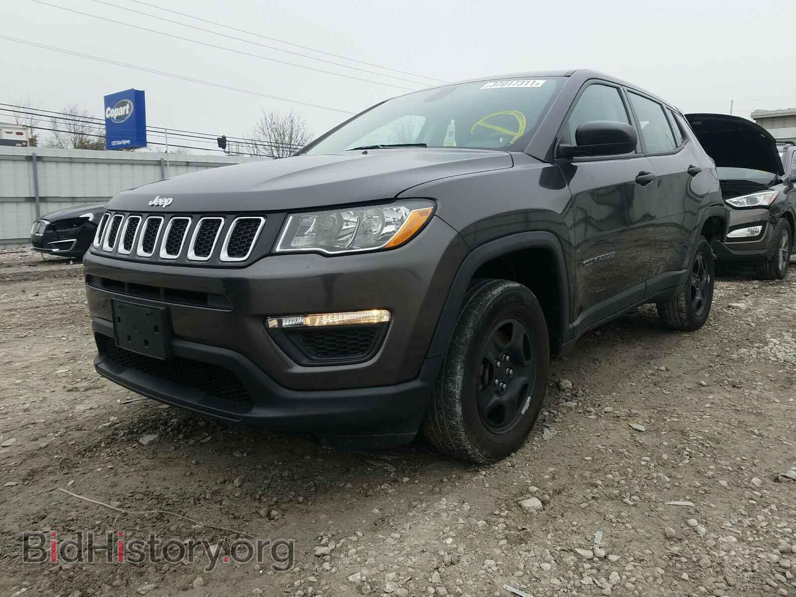 2019 JEEP COMPASS - VIN: 3C4NJDAB0KT597652 - Фото 2