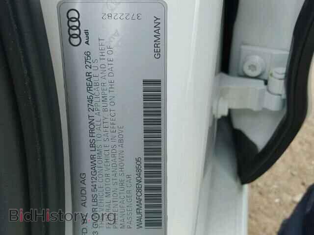 2014 AUDI A6 - VIN: WAUFMAFC8EN048505 - Фото 10