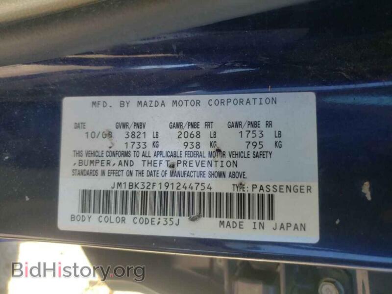 2009 Mazda 3 (VIN JM1BK32F191244754) — photo 10 of 10