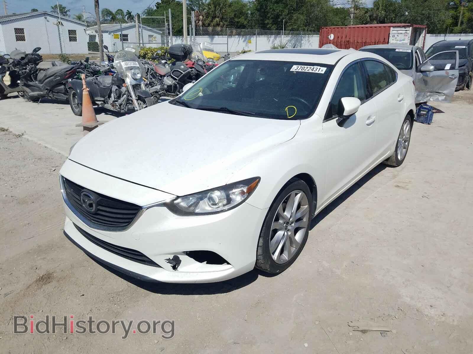 2016 MAZDA 6 - VIN: JM1GJ1V54G1443827 - Фото 2