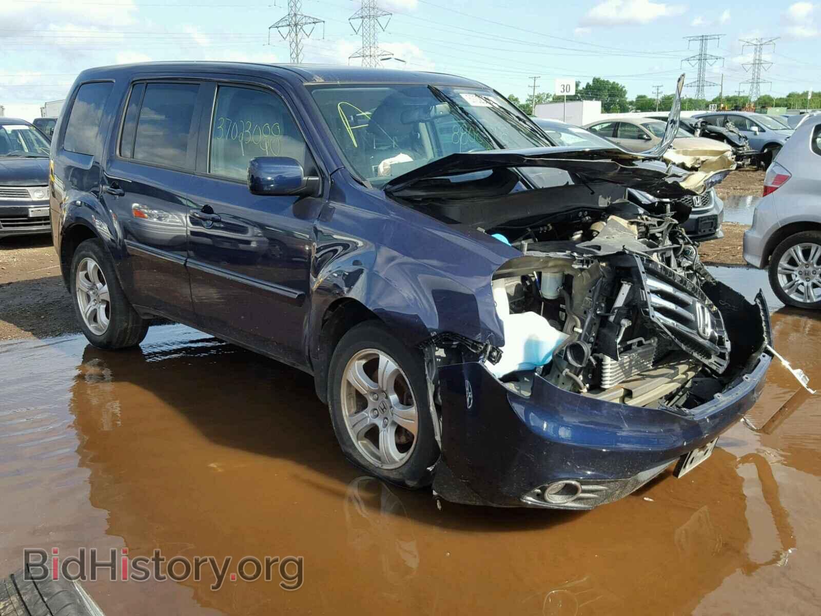Фотография 5FNYF4H51DB007930 - HONDA PILOT 2013