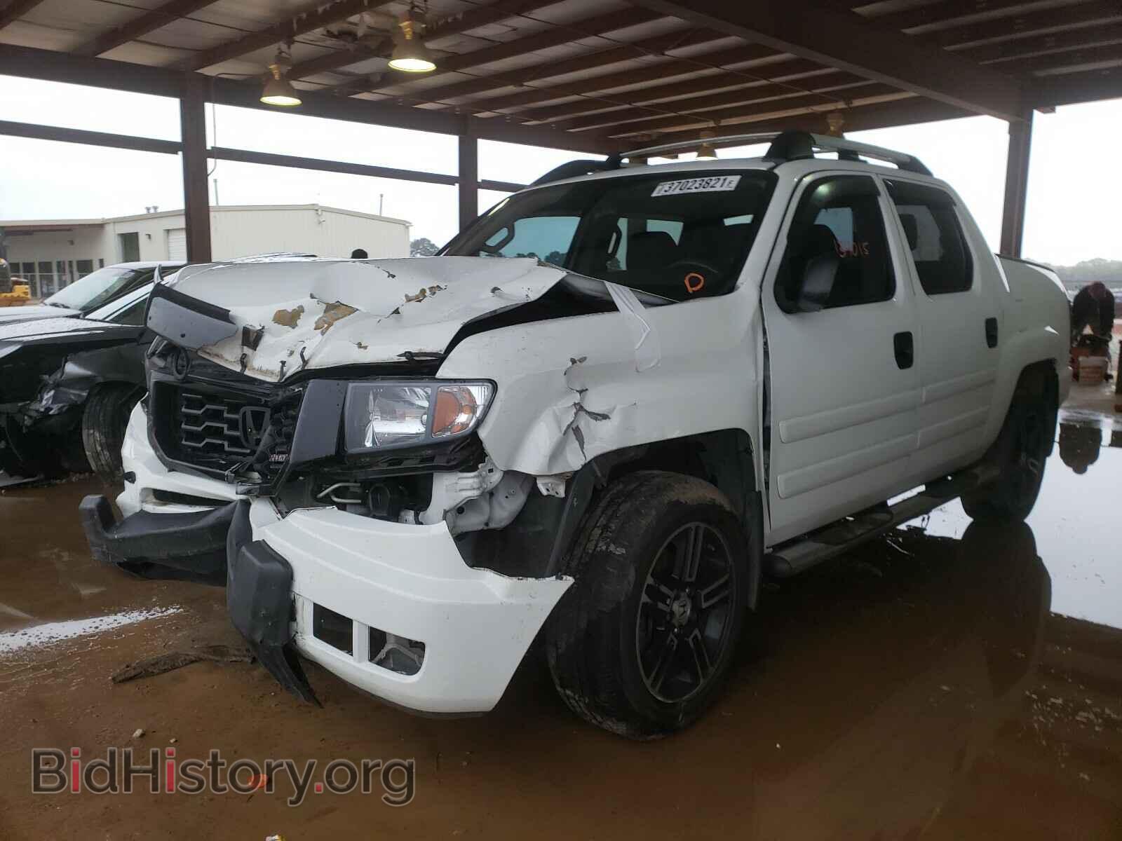 2014 HONDA RIDGELINE - VIN: 5FPYK1F77EB010192 - Фото 2