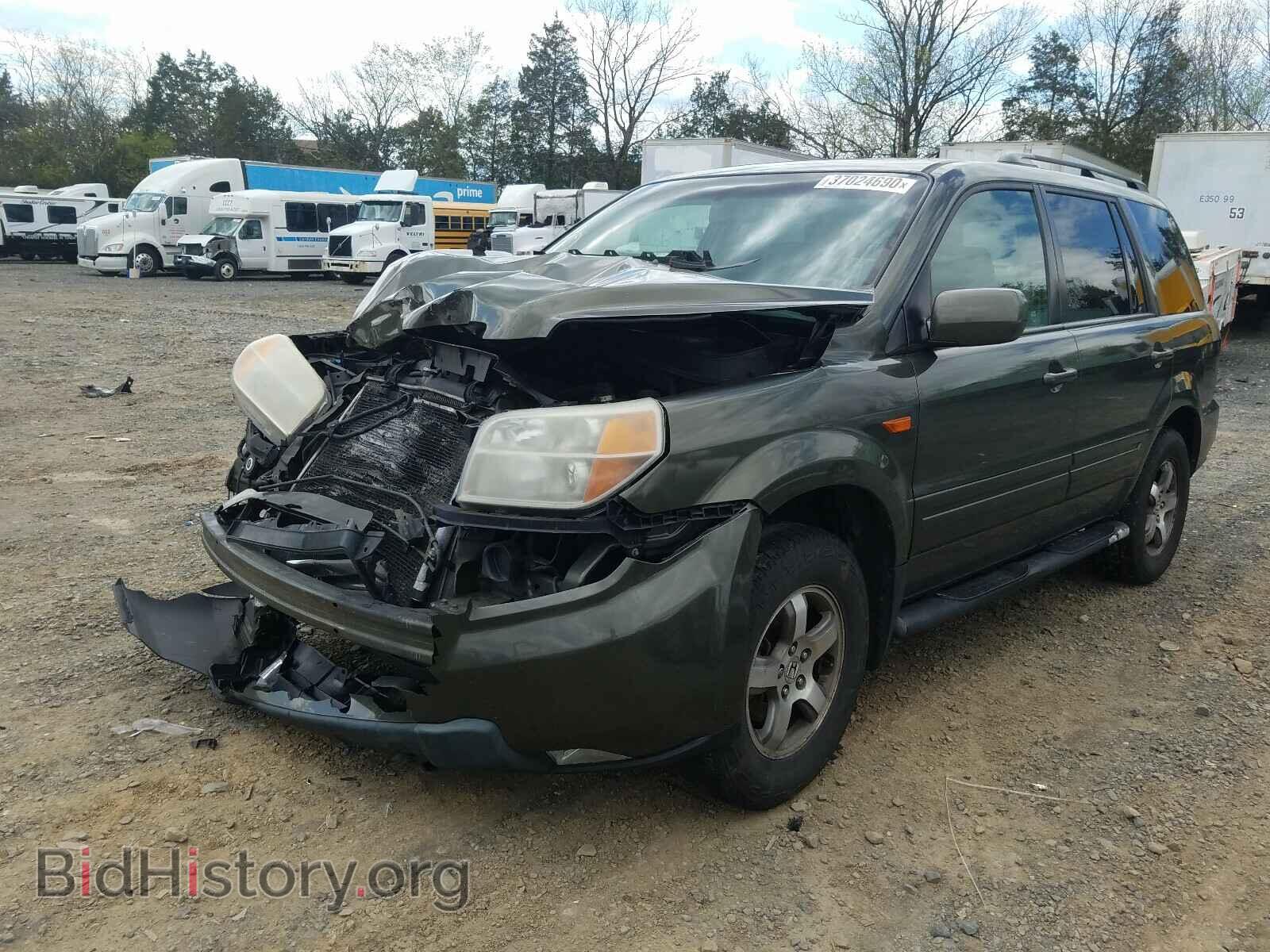 2006 HONDA PILOT - VIN: 2HKYF18636H524674 - Фото 2