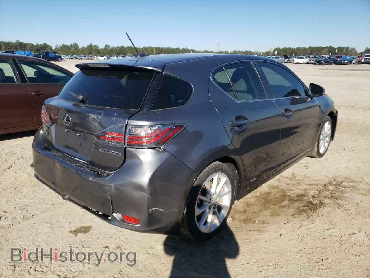 2012 LEXUS CT 200 - VIN: JTHKD5BH8C2077428 - Фото 3
