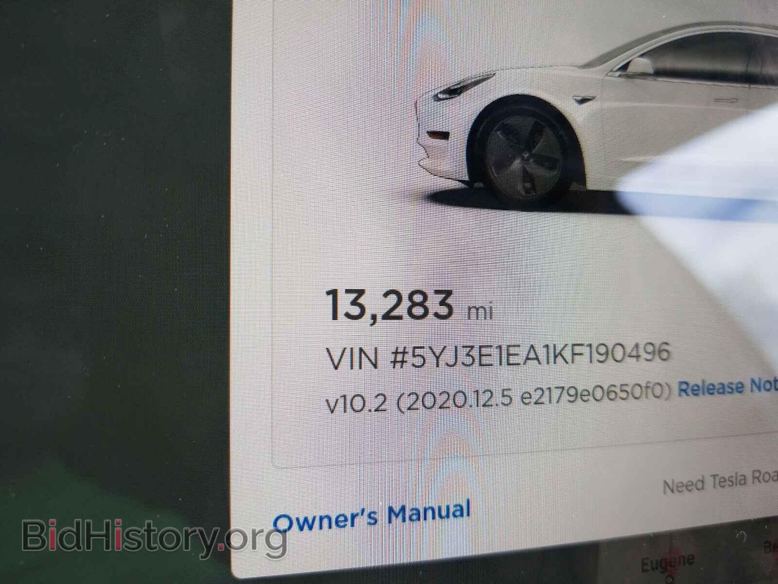 2019 TESLA MODEL 3 - VIN: 5YJ3E1EA1KF190496 - Photo 8
