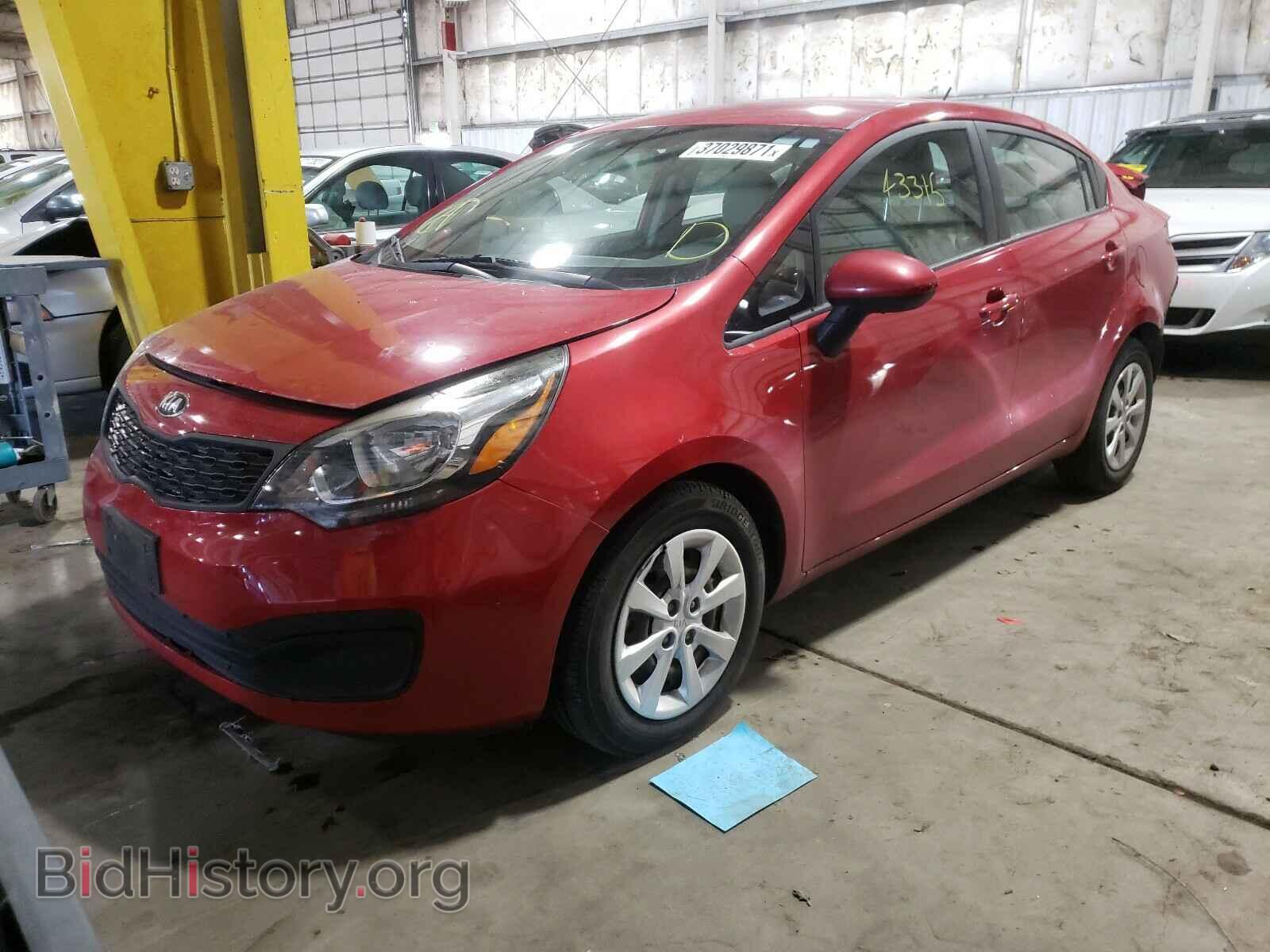 2013 KIA RIO - VIN: KNADM4A37D6209001 - Фото 2