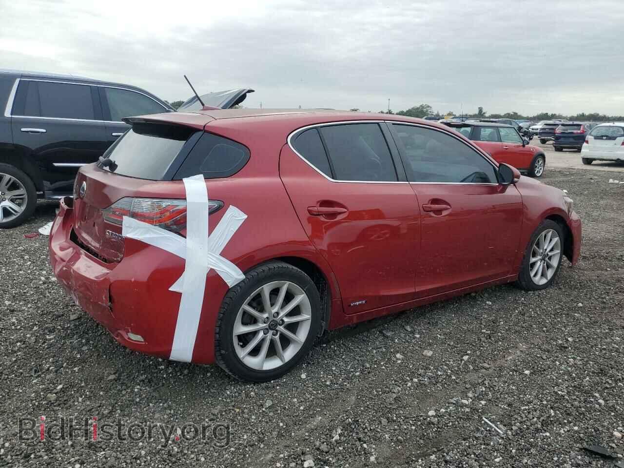2011 LEXUS CT 200 - VIN: JTHKD5BH7B2037646 - Фото 3