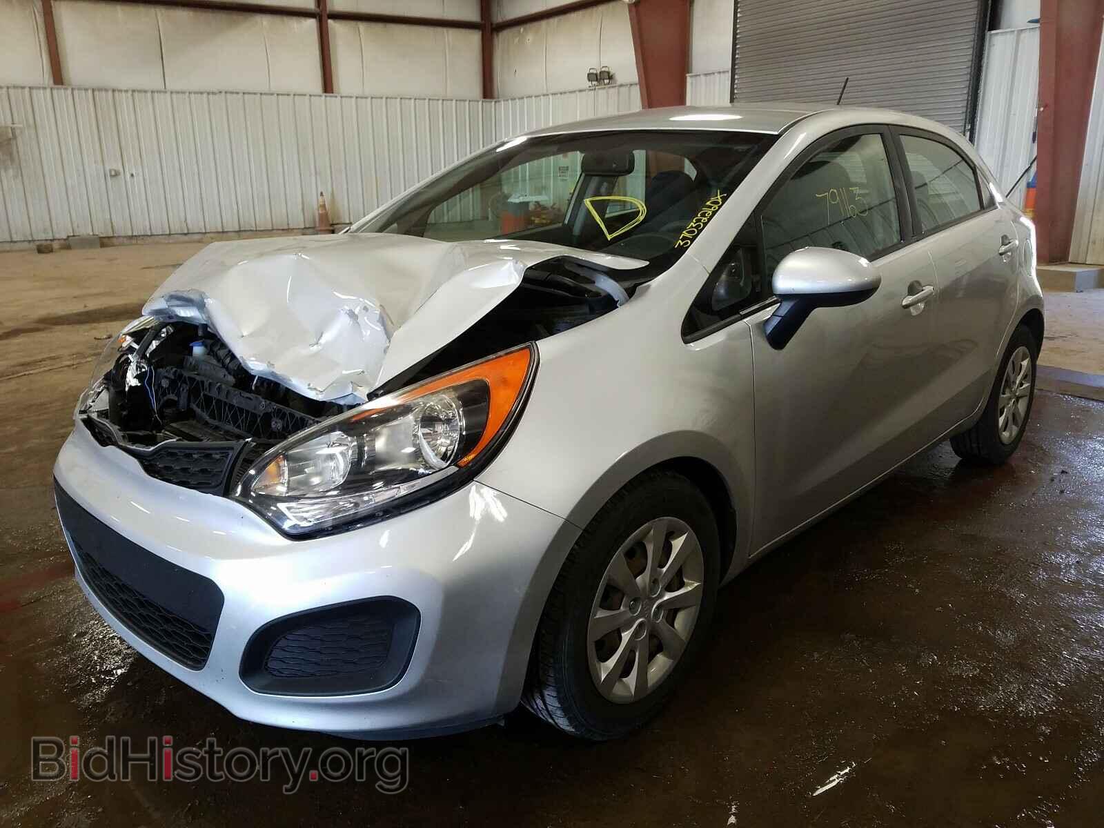 2013 KIA RIO - VIN: KNADM5A31D6186496 - Фото 2