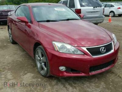 2010 Lexus IS350, maroon — VIN JTHFE2C29A2500781, Copart