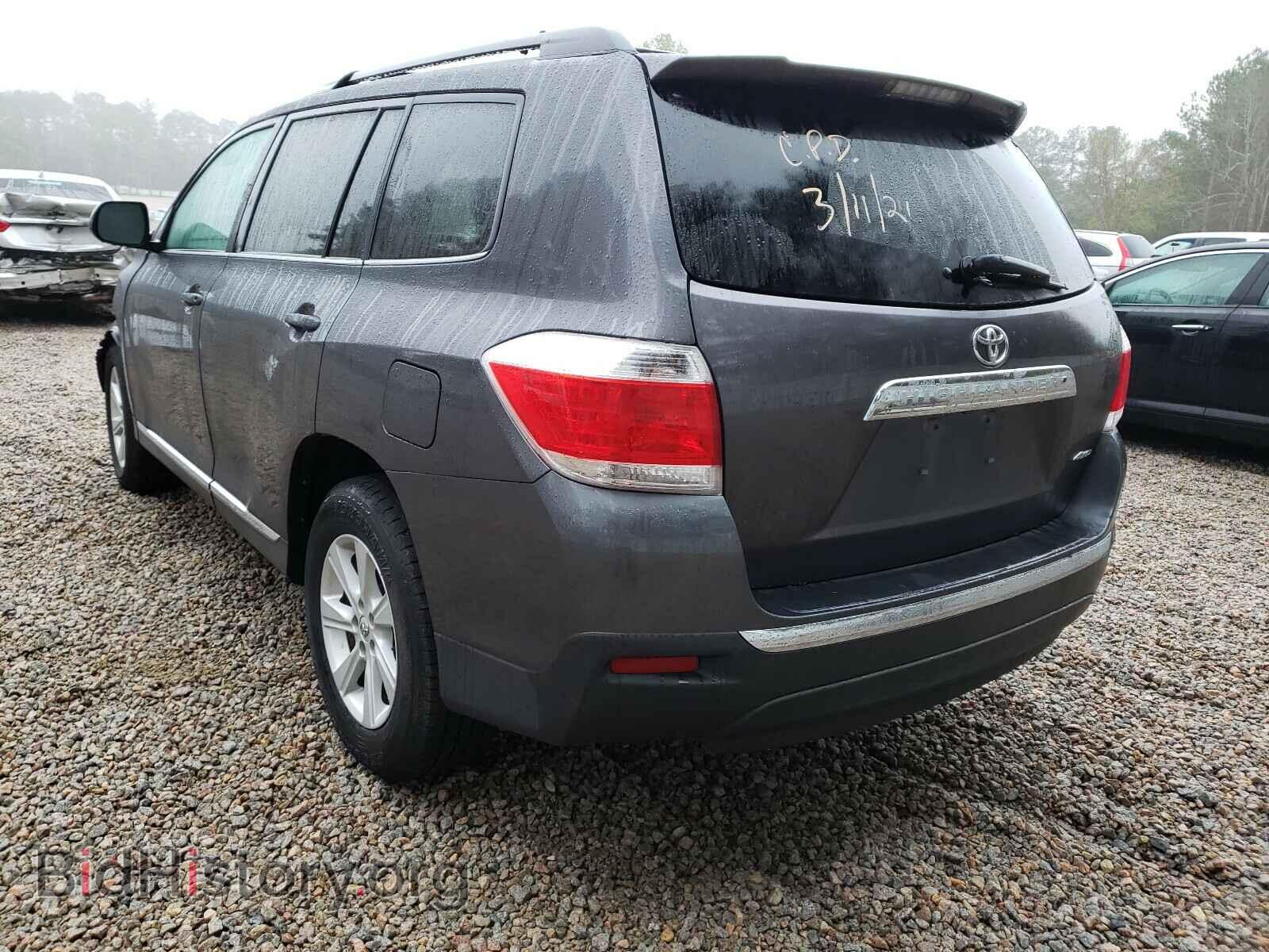 2012 TOYOTA HIGHLANDER - VIN: 5TDBK3EH3CS117625 - Фото 3