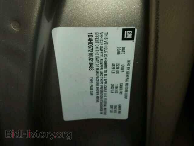 2006 BUICK LUCERNE - VIN: 1G4HD57216U210468 - Фото 10