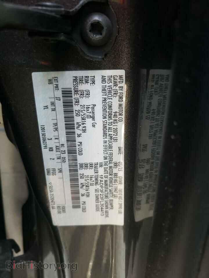 2015 FORD FOCUS - VIN: 1FADP3F23FL304413 - Photo 10