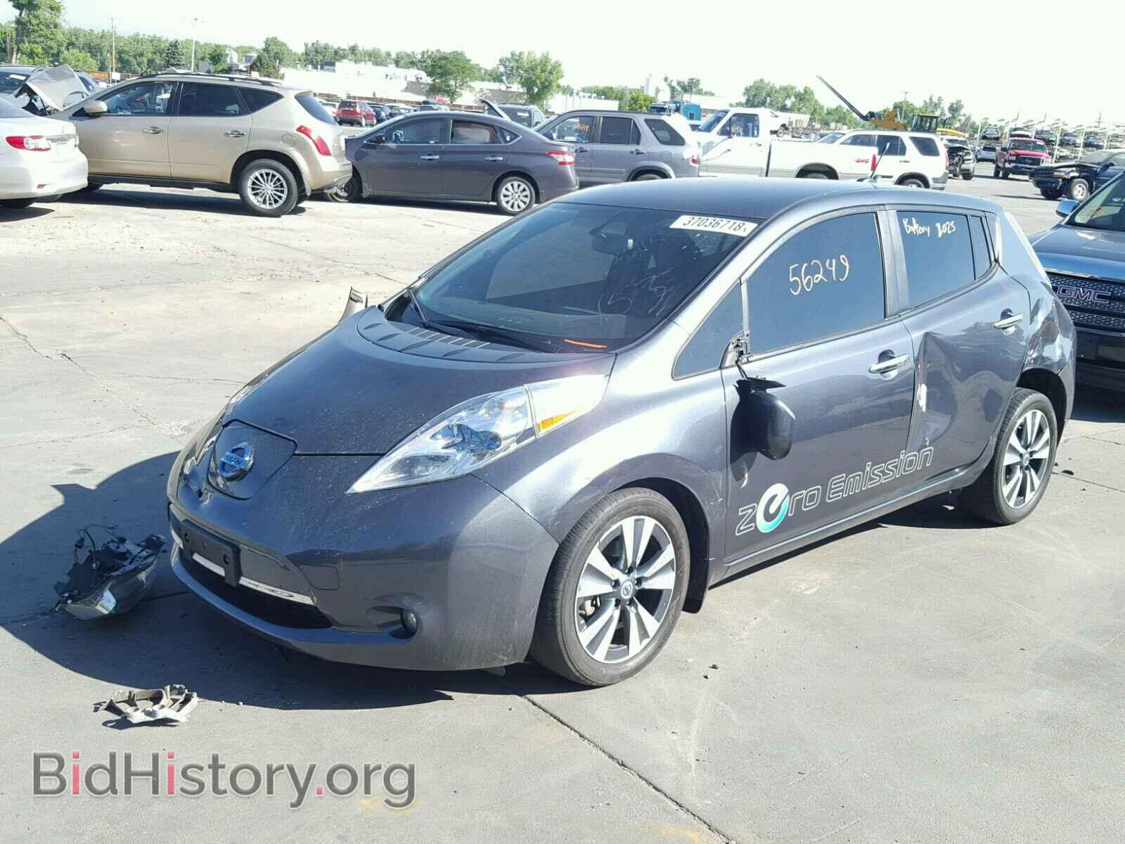 2013 NISSAN LEAF - VIN: 1N4AZ0CP8DC406153 - Фото 2