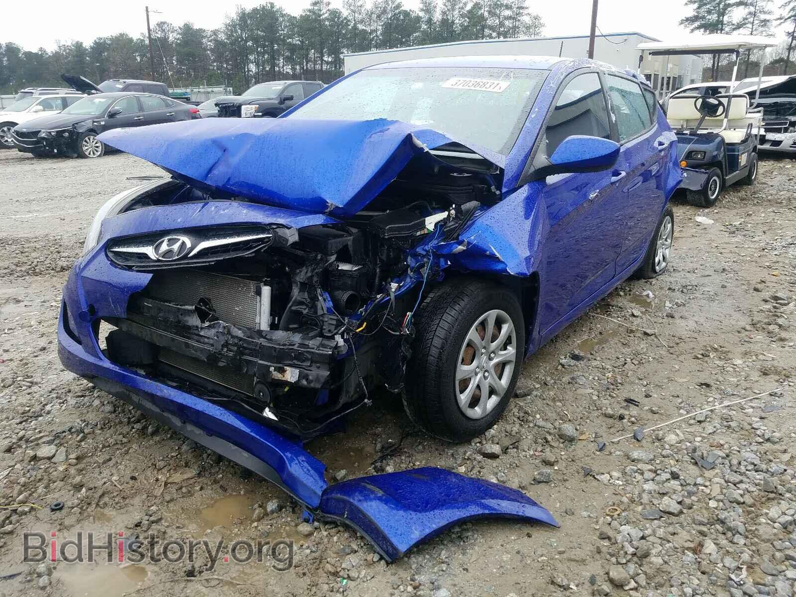 2014 HYUNDAI ACCENT - VIN: KMHCT5AE5EU153609 - Фото 2