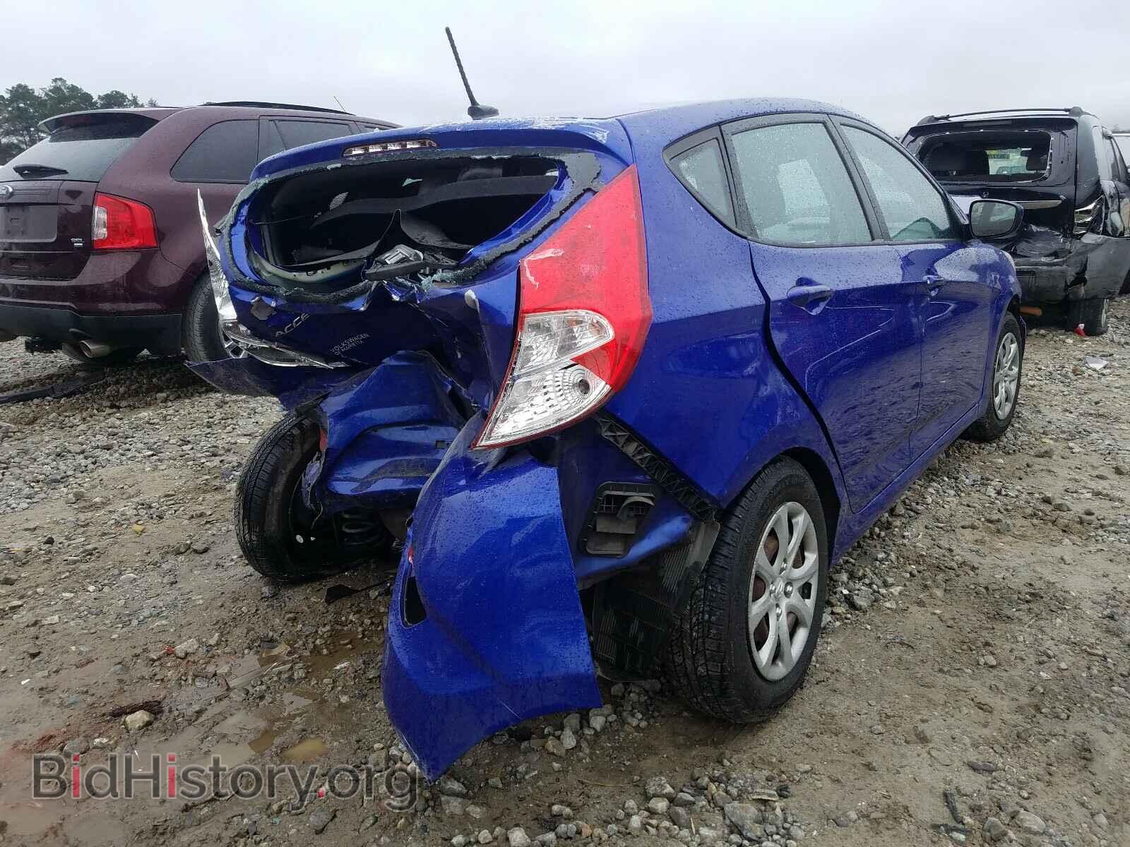 2014 HYUNDAI ACCENT - VIN: KMHCT5AE5EU153609 - Фото 4