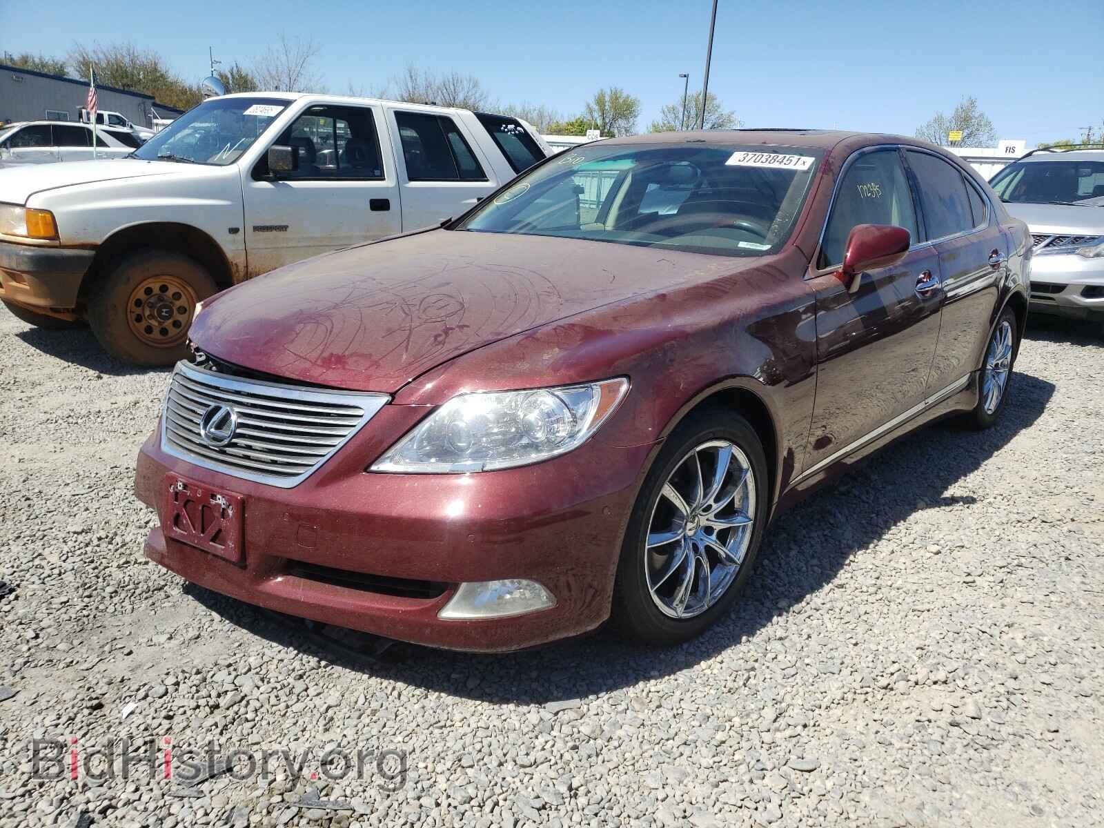 2008 LEXUS LS460 - VIN: JTHBL46F785055352 - Фото 2