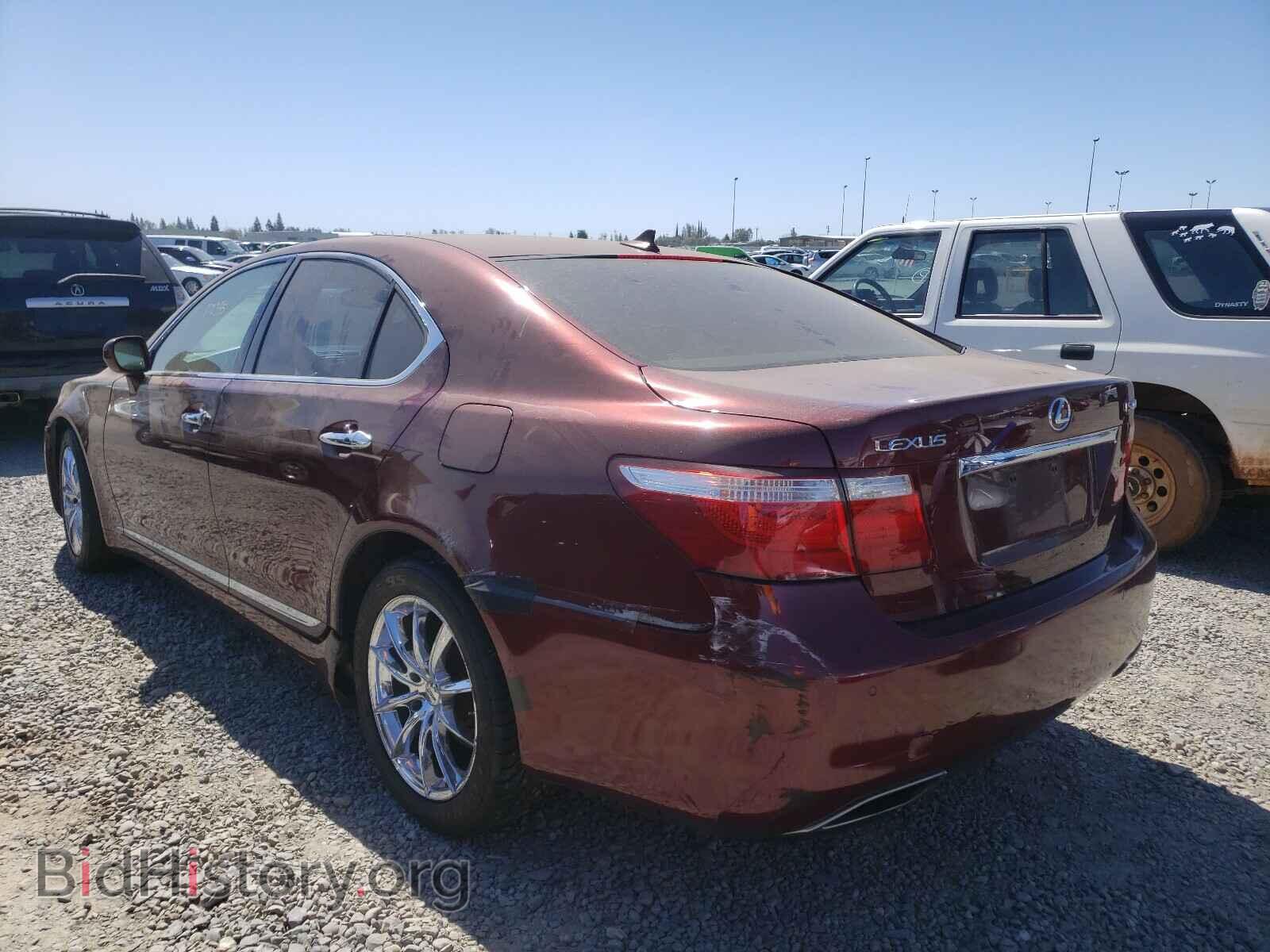 2008 LEXUS LS460 - VIN: JTHBL46F785055352 - Фото 3