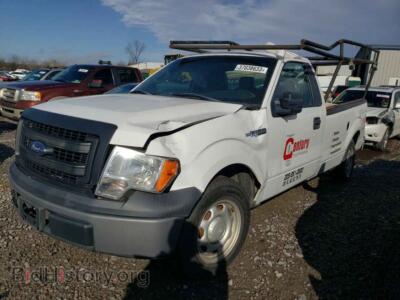 2014 Ford F150, white — VIN 1FTMF1CM4EKE34129, Copart