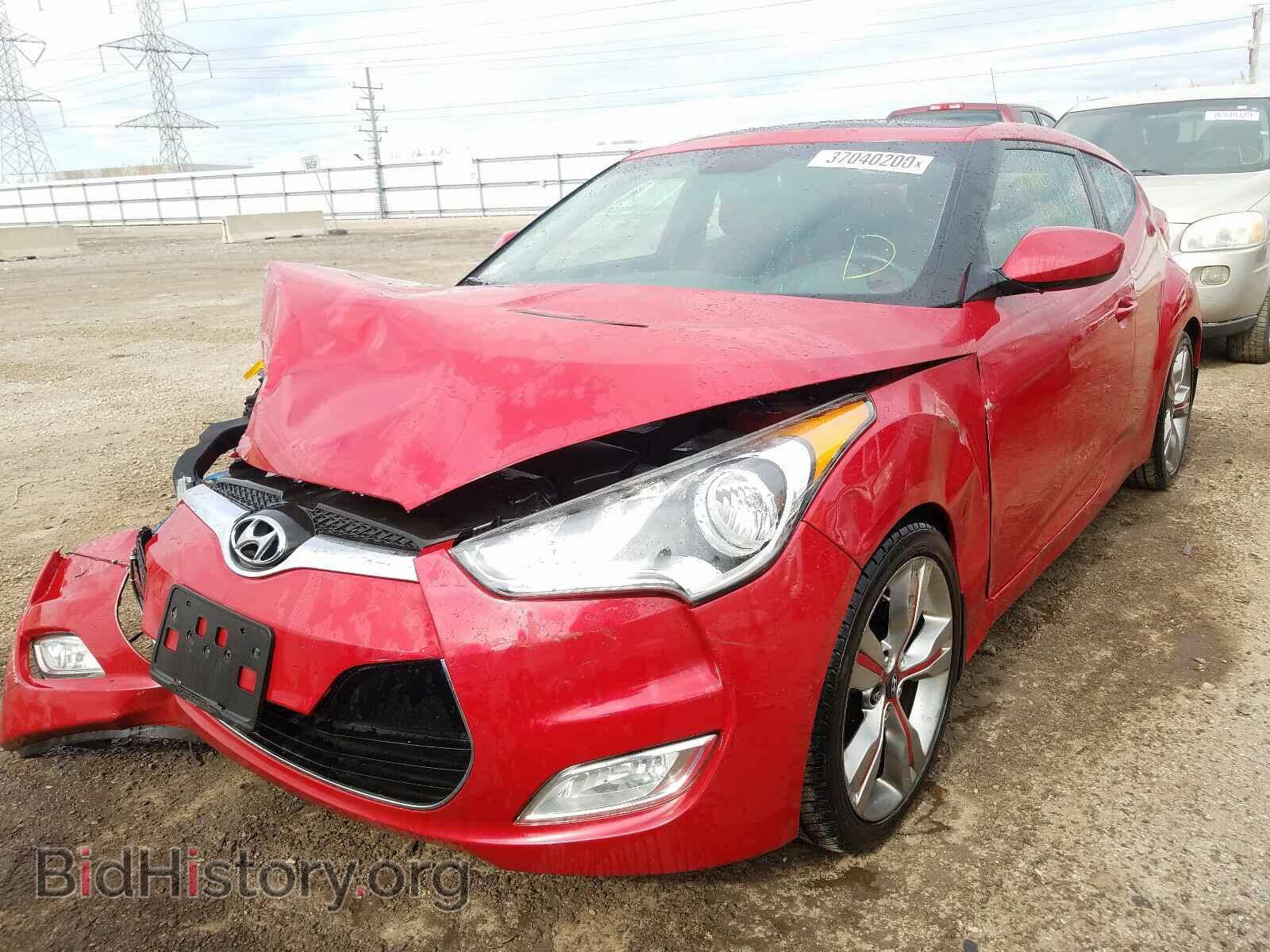 2012 HYUNDAI VELOSTER - VIN: KMHTC6AD7CU060679 - Фото 2