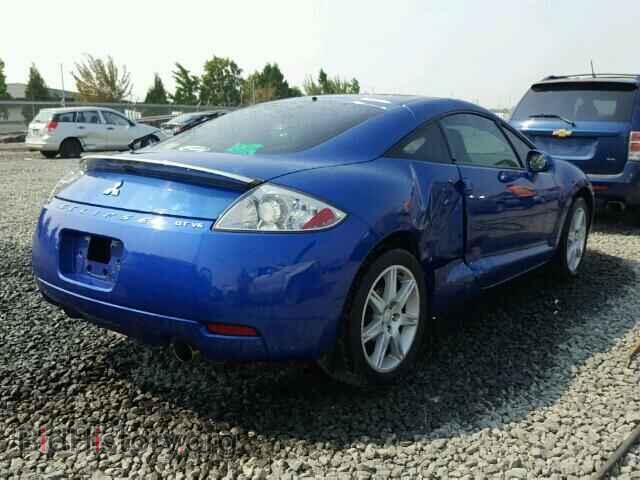 2006 MITSUBISHI ECLIPSE - VIN: 4A3AK34T16E022344 - Фото 4