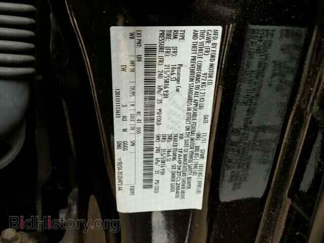 2012 FORD FOCUS - VIN: 1FAHP3K27CL288400 - Фото 10