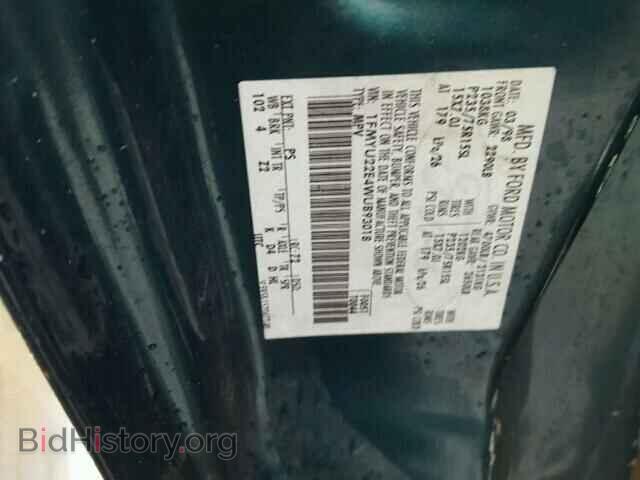 1998 FORD EXPLORER - VIN: 1FMYU22E4WUB93018 - Фото 10