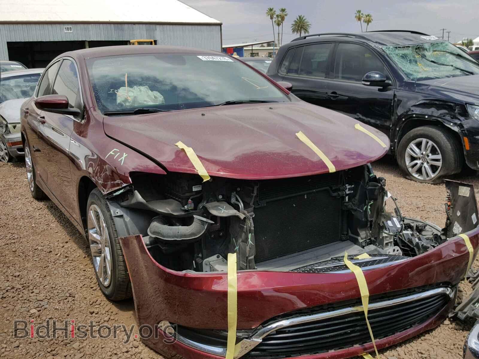 Фотография 1C3CCCAB8GN144211 - CHRYSLER 200 2016