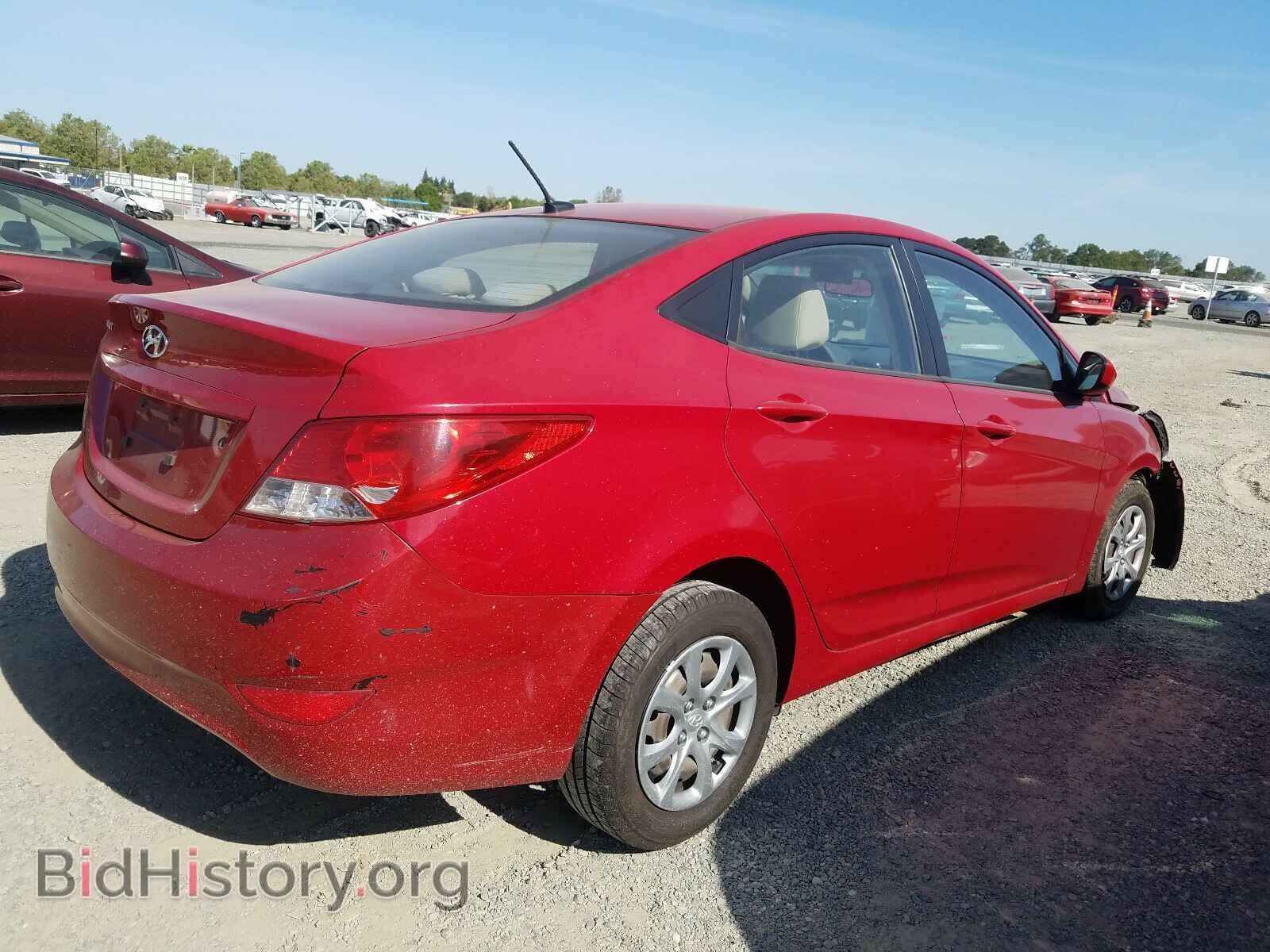 2013 HYUNDAI ACCENT - VIN: KMHCT4AE0DU352852 - Фото 4