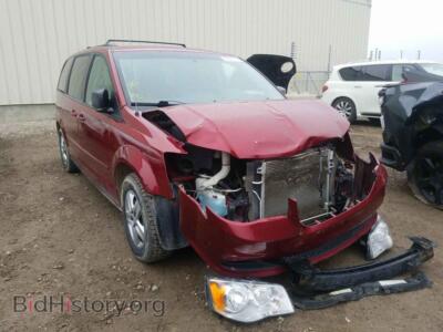 2011 Dodge CARAVAN Grand Cara, красный — VIN 2D4RN4DG4BR776229, Copart