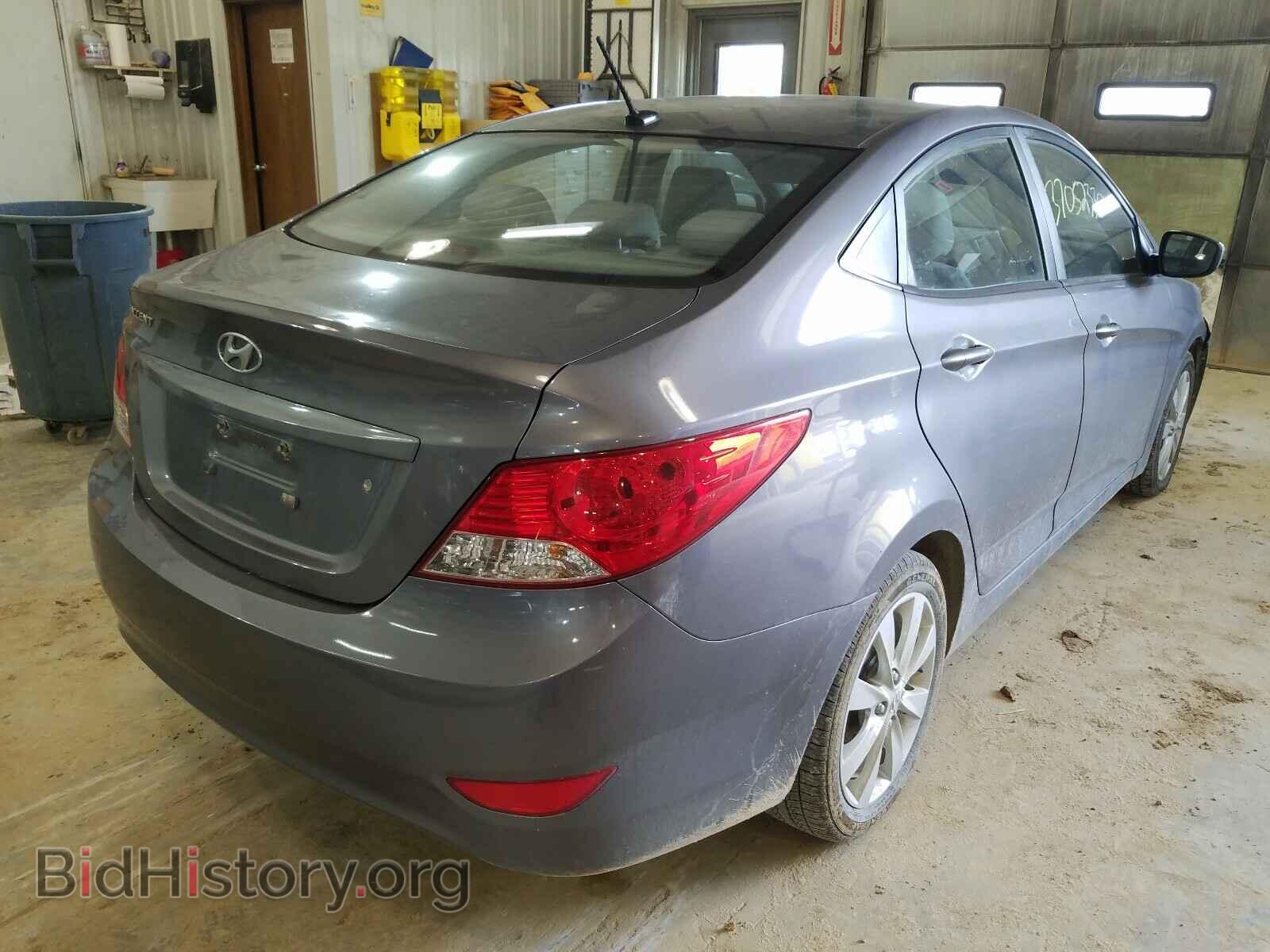2013 HYUNDAI ACCENT - VIN: KMHCT4AE1DU532101 - Фото 4