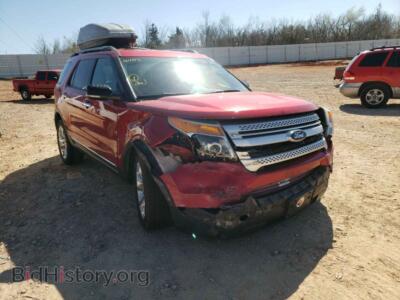 2012 Ford EXPLORER EXPLORER X, красный — VIN 1FMHK7D89CGA64213, Copart