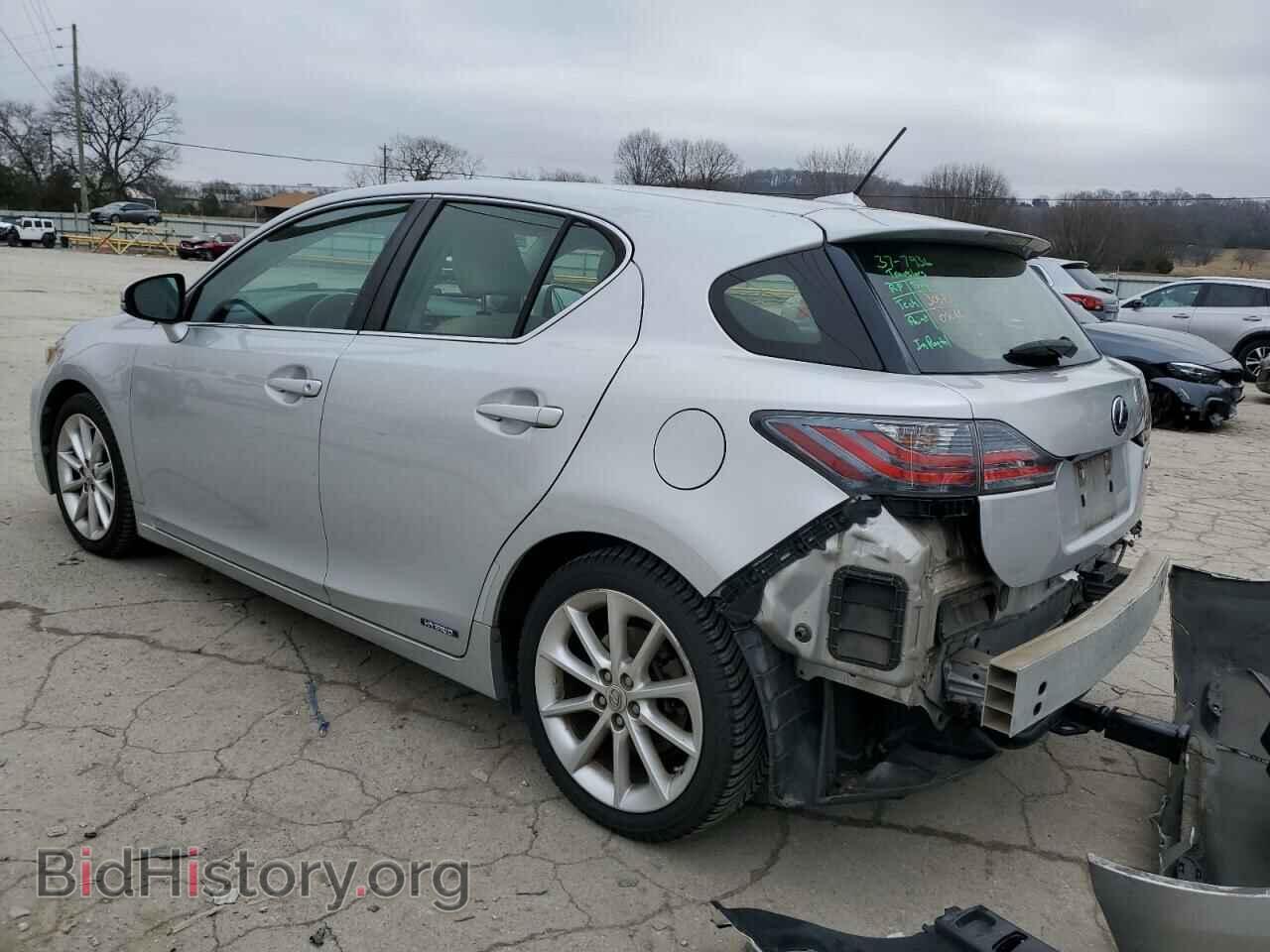 2012 LEXUS CT 200 - VIN: JTHKD5BH6C2114556 - Фото 2